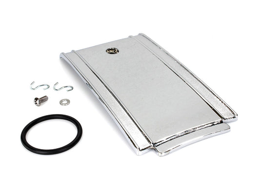 Lower Fuel Tank Panel - Chrome. Fits Softail 1984-1999. - Rollies Speed Shop