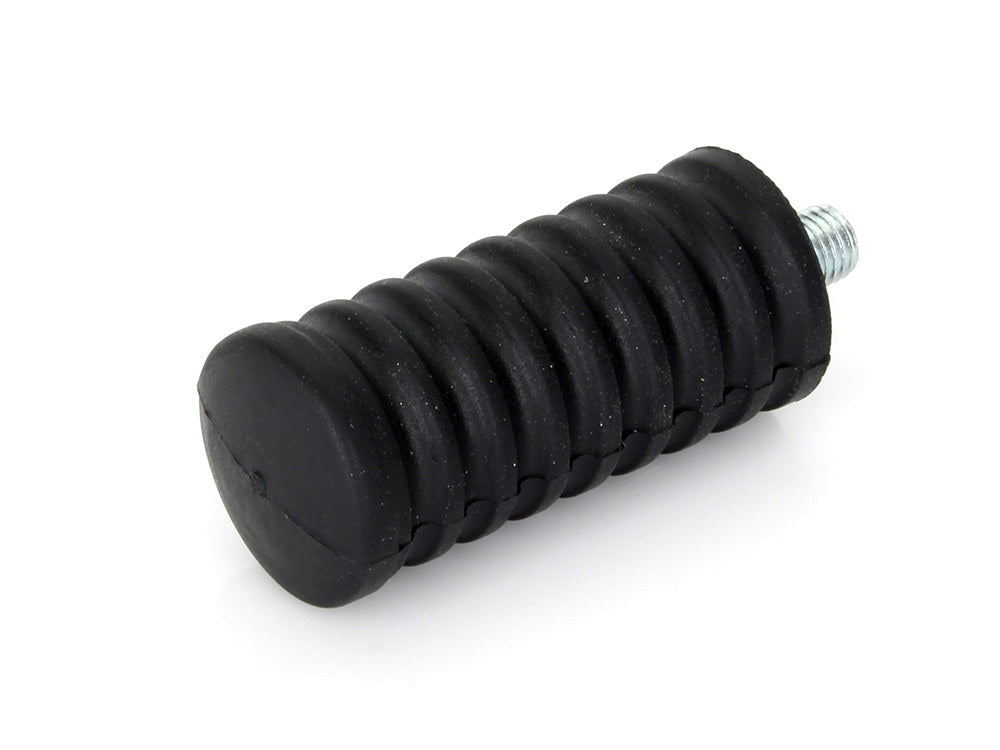 Short Stud Shiftpeg with Black Ribbed Rubber. - Rollies Speed Shop