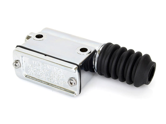 Rear Brake Master Cylinder - Chrome. Fits FLST 1986-1987 & Sportster 1982-1987. - Rollies Speed Shop
