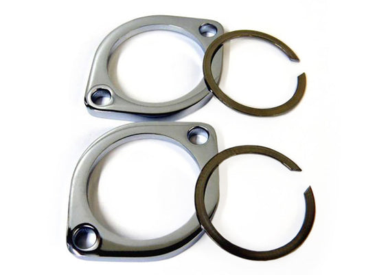 Exhaust Flanges. Fits Softail 1984-2003 & 2018up, Dyna 1991-2002, Sportster 1986-2001 & 2014-2021 & Touring 1985up. - Rollies Speed Shop