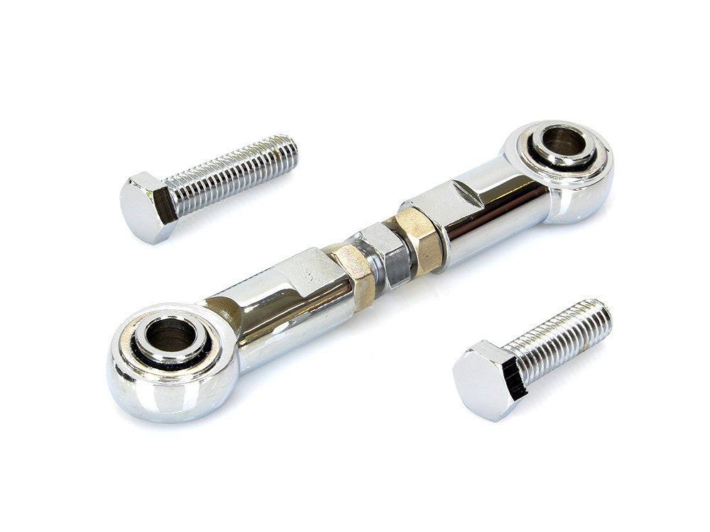 Adjustable Engine Stabilizer Link - Chrome. Fits FXR 1982-1994, Touring 1980-2008 & Dyna 1991-1994 - Rollies Speed Shop