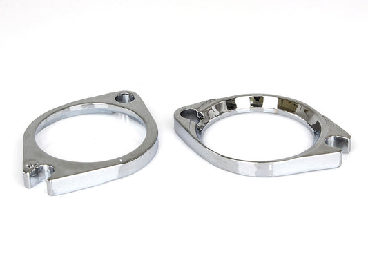 Intake Manifold Flanges - Chrome. Fits Big Twin 1990-2005 & Sportster 1986-2003. - Rollies Speed Shop