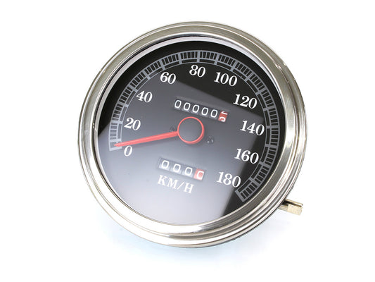 5in. KPH 1989-1995 Style Speedometer. Fits Fat Bob Dash. - Rollies Speed Shop