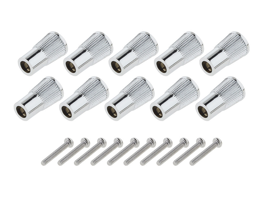 Speedometer Trip Knob - Chrome - Pack 10. Fits Big Twin 1968-1989. - Rollies Speed Shop
