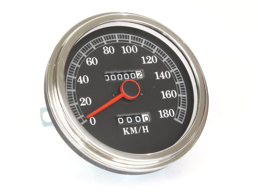 5in. KPH Speedometer. Fits 4Spd FXWG & FLH 1981-1984 & Softail 1984-1990. - Rollies Speed Shop