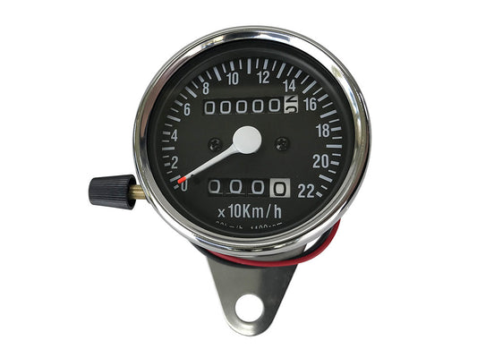 KPH Mini Speedo with Trip Meter & 2:1 Ratio. - Rollies Speed Shop