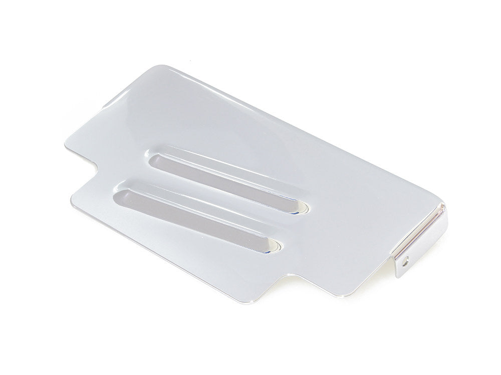 Battery Top Cover - Chrome. Fits Dyna 1991-1996. - Rollies Speed Shop