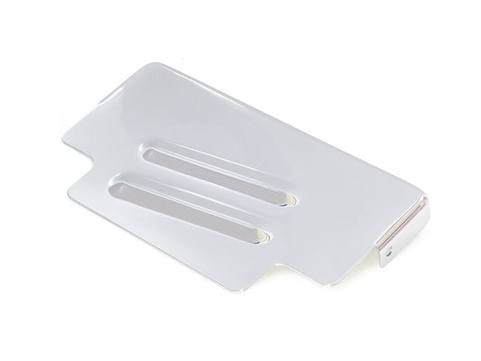 Battery Top Cover - Chrome. Fits Dyna 1991-1996. - Rollies Speed Shop