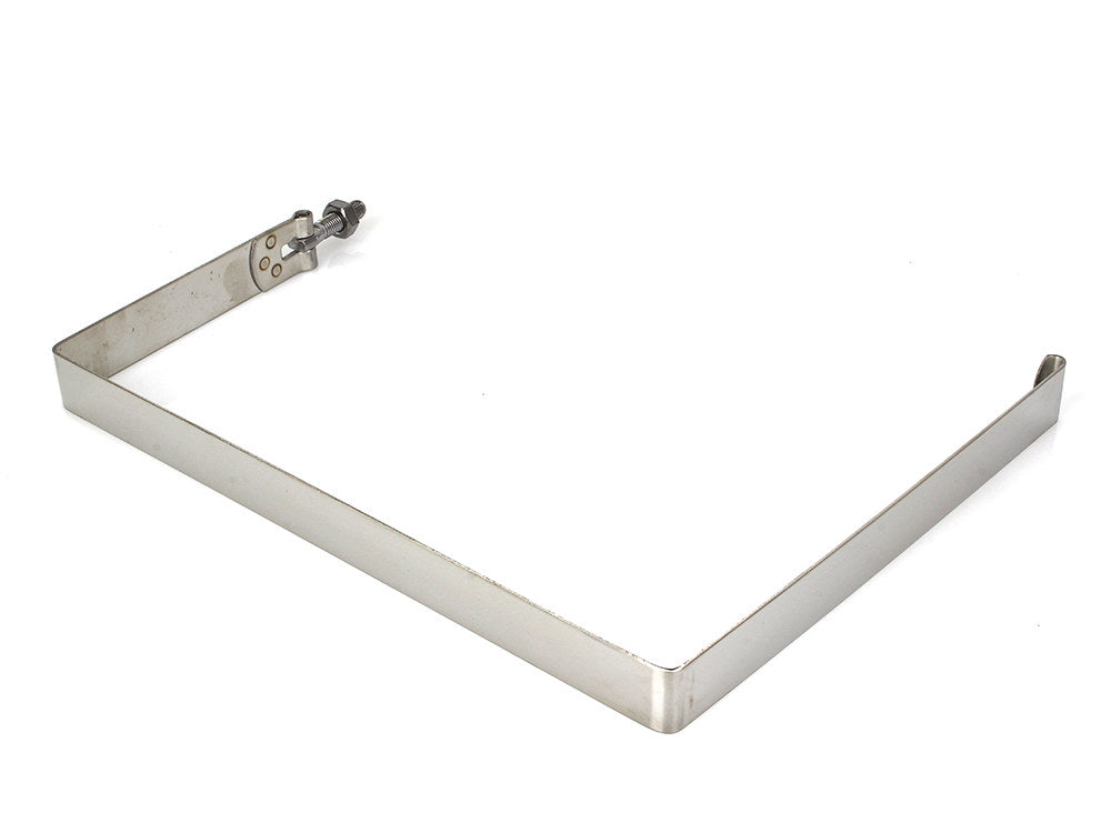 Battery Strap - Chrome. Fits FLH 1970-1984. - Rollies Speed Shop