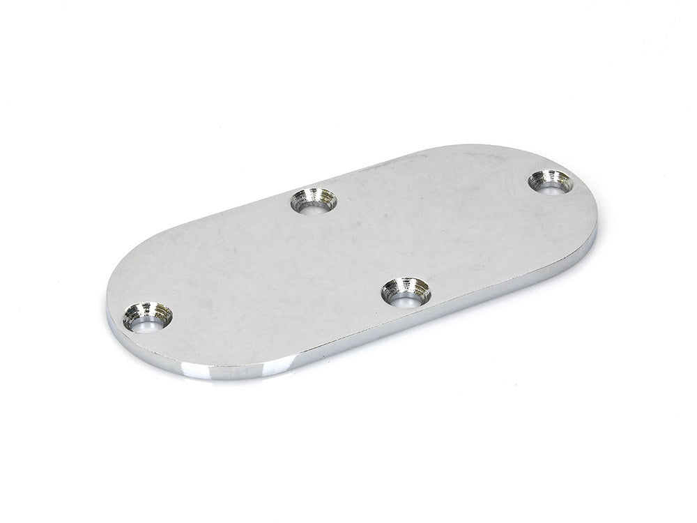 Primary Inspection Cover - Chrome. Fits 4Spd Big Twin 1965-1985 - Rollies Speed Shop