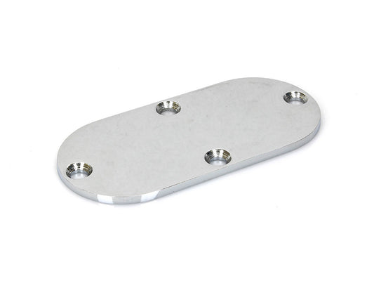 Primary Inspection Cover - Chrome. Fits 4Spd Big Twin 1965-1985 - Rollies Speed Shop