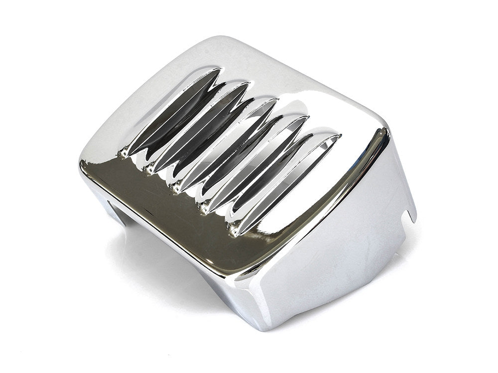Louvered Coil Cover - Chrome. Fits 4Spd Big Twin 1965-1986 & Softail 1984-1999 - Rollies Speed Shop