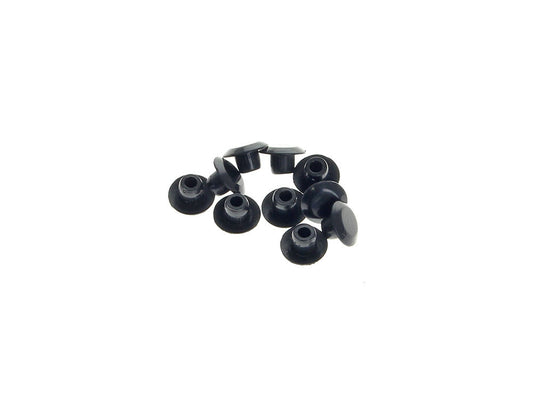 1/4in. (6mm) Hole Plugs - Black. Sold as a Pack of 10. - Rollies Speed Shop