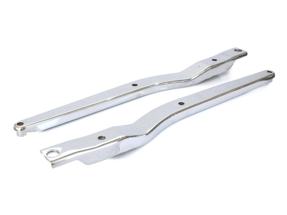 Rear Fender Struts - Chrome. Fits 4Spd FX 1972-1985 without oem turnsignal holes. - Rollies Speed Shop