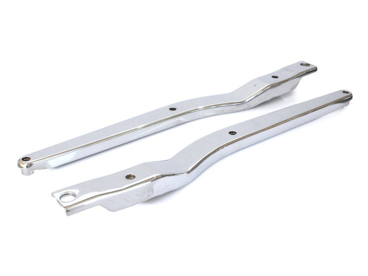 Rear Fender Struts - Chrome. Fits 4Spd FX 1972-1985 without oem turnsignal holes. - Rollies Speed Shop