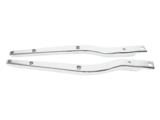 Rear Fender Struts - Chrome. Fits 4Spd FL 1958-1984. - Rollies Speed Shop