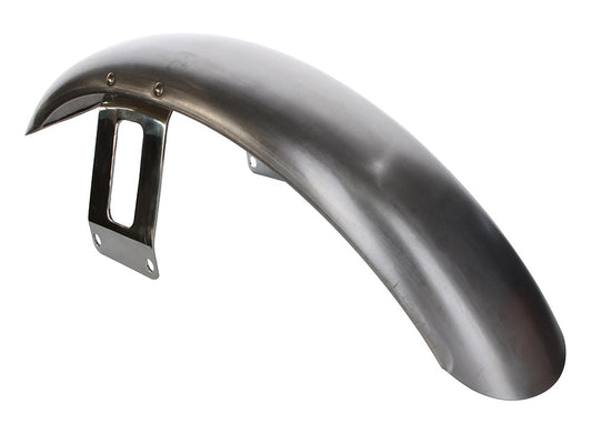 Front Fender - Chrome Side Mounting Brackets. Fits FX Softail 1984-2015, Dyna Wide Glide 1993-2005 & FXWG 1984-1986. - Rollies Speed Shop