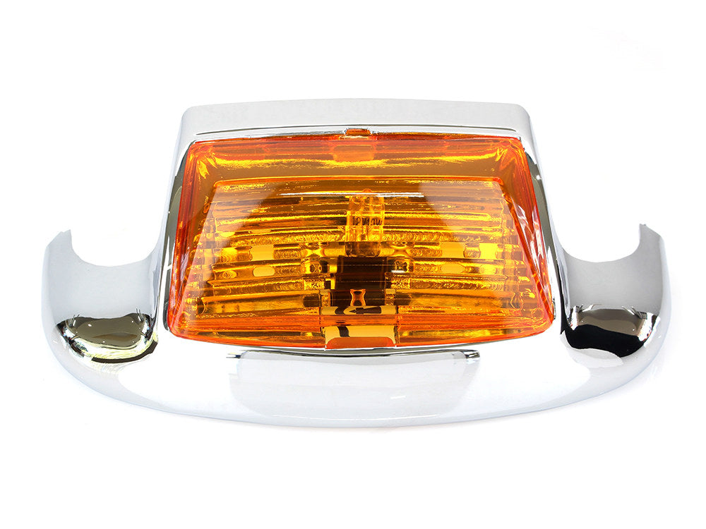 Front Fender Tip Light with Amber Lens. Fits FL H-D 1980-1999. - Rollies Speed Shop