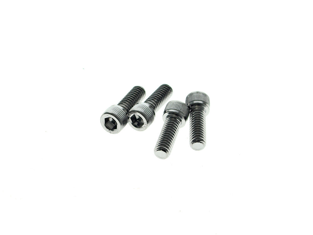 Handlebar Top Clamp Hardware with 5/16-18 x 7/8in. Socket Head Bolts - Chrome. - Rollies Speed Shop