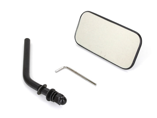 Rectangular Mirror - Black. Fits Left or Right. - Rollies Speed Shop