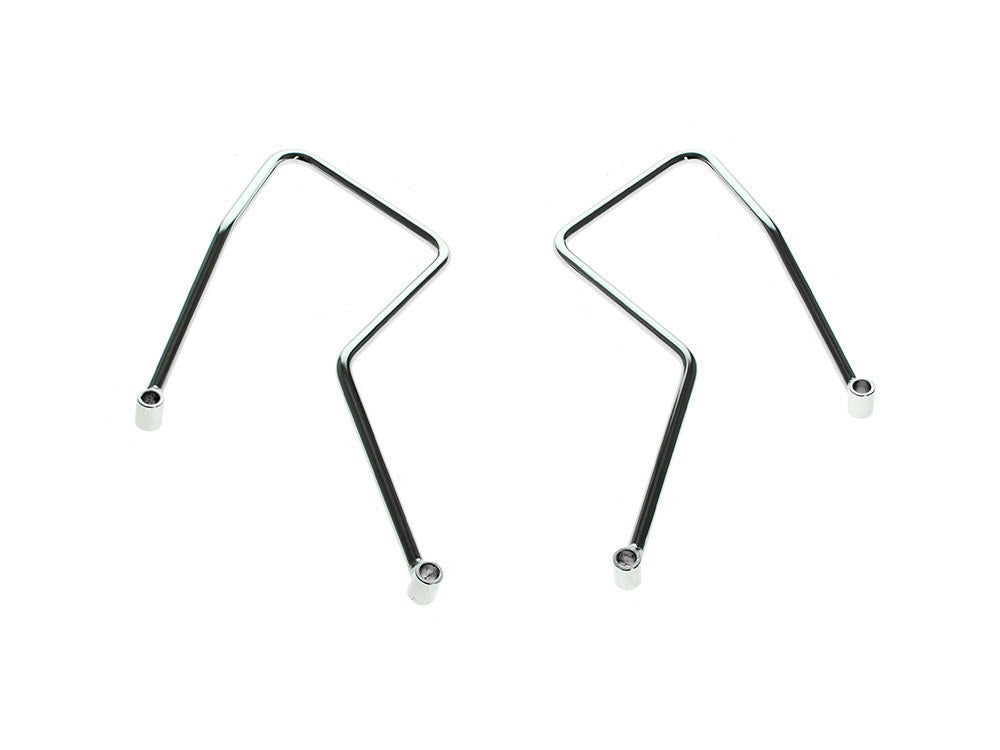 Saddlebag Supports - Chrome. Fits FX 1971-1985 & FXWG 1980-1986 - Rollies Speed Shop