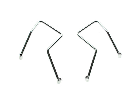 Saddlebag Supports - Chrome. Fits FX 1971-1985 & FXWG 1980-1986 - Rollies Speed Shop