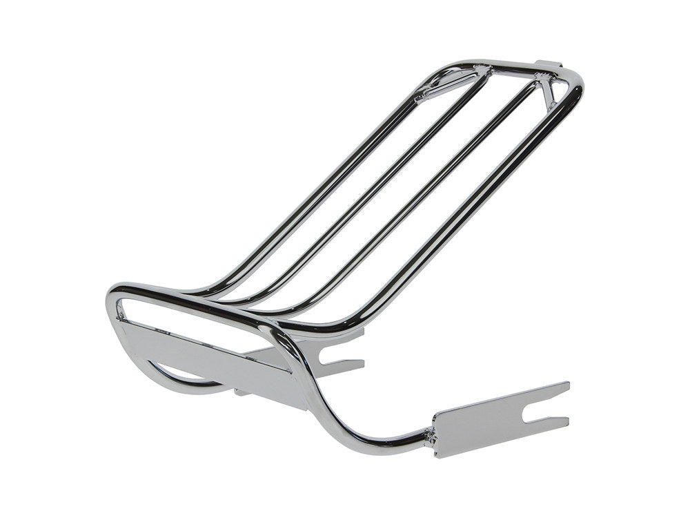 Luggage Rack - Chrome. Fits FXST 1984-1999 & FXWG 1980-1986 with Bob Tail Fender. - Rollies Speed Shop
