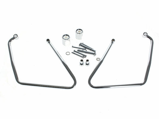 Saddlebag Supports - Chrome. Fits Sportster 1994-2003 - Rollies Speed Shop