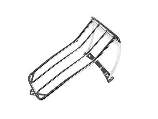 Luggage Rack - Chrome. Fits FX Softail 2000-2005 with 150 Tyre & Bob Tail Fender. - Rollies Speed Shop