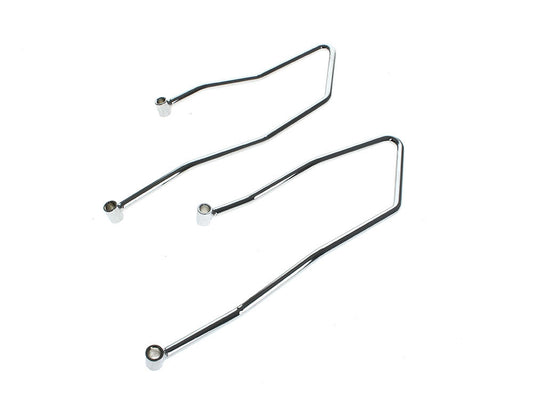 Saddlebag Supports - Chrome. Fits Softail 1984-1999 - Rollies Speed Shop