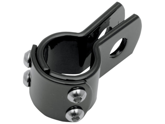 Three Piece Frame Clamp with 1-1/4in. Clamping - Black - Rollies Speed Shop