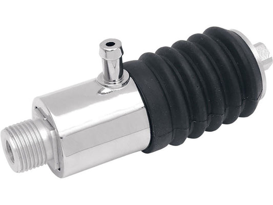 Rear Brake Master Cylinder - Chrome. Fits Softail 1987-1999 & FXR 1987-1994. - Rollies Speed Shop