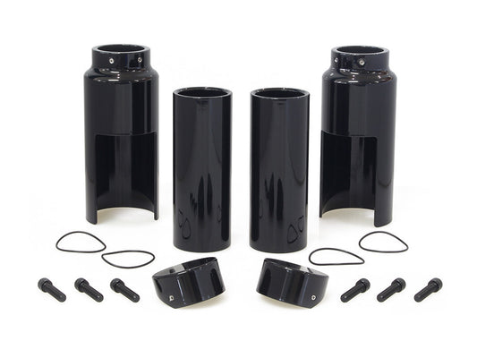 Six Piece Fork Cover Set - Black. Fits Breakout 2018up - Rollies Speed Shop