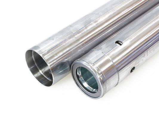 Hard Chrome Fork Tubes. +2in. Oversize. Fits Softail Models 2018up - Rollies Speed Shop