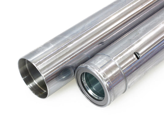 Hard Chrome Fork Tubes. +6in. Oversize. Fits Softail Models 2018up - Rollies Speed Shop