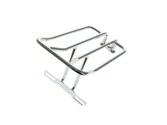 Rear Fender Luggage Rack - Chrome. Fits Softail Heritage 2006-2017 & Fatboy 2007-2017 - Rollies Speed Shop