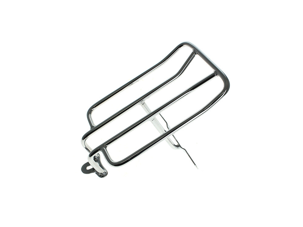 Rear Fender Luggage Rack - Chrome. Fits Dyna 2006-2017 - Rollies Speed Shop