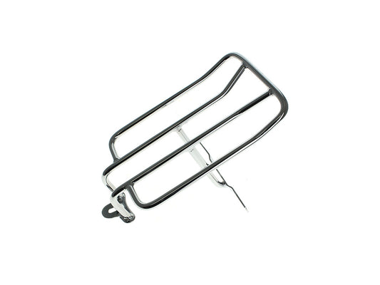 Rear Fender Luggage Rack - Chrome. Fits Dyna 2006-2017 - Rollies Speed Shop