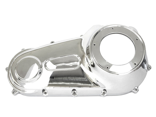 Outer Primary Cover - Chrome. Fits Softail 2007-2017 & Dyna Wide Glide 2006-2017. - Rollies Speed Shop