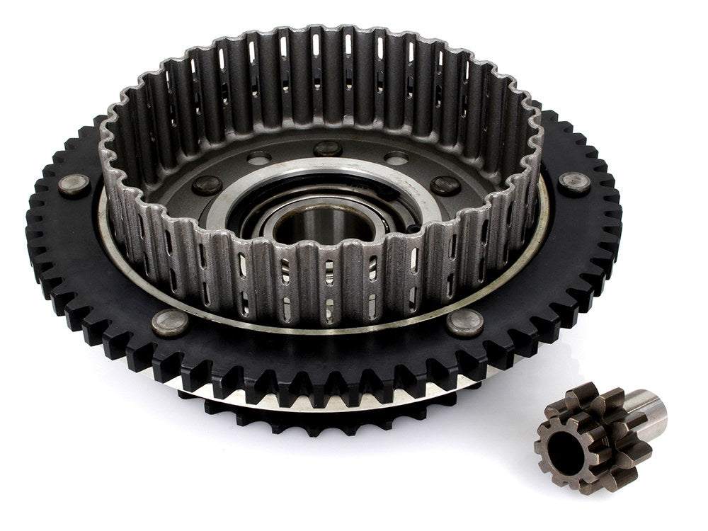 Clutch Basket with Heavy Duty 66 Teeth Ring Gear. Fits Big Twin 1994-1997. - Rollies Speed Shop