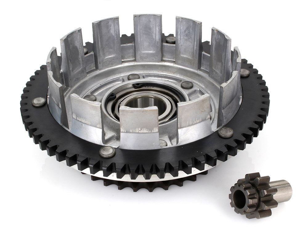 Clutch Basket with Heavy Duty 66 Teeth Ring Gear. Fits Dyna 1998-2005, Softail 1998-2006 & Touring 1998-2006 - Rollies Speed Shop