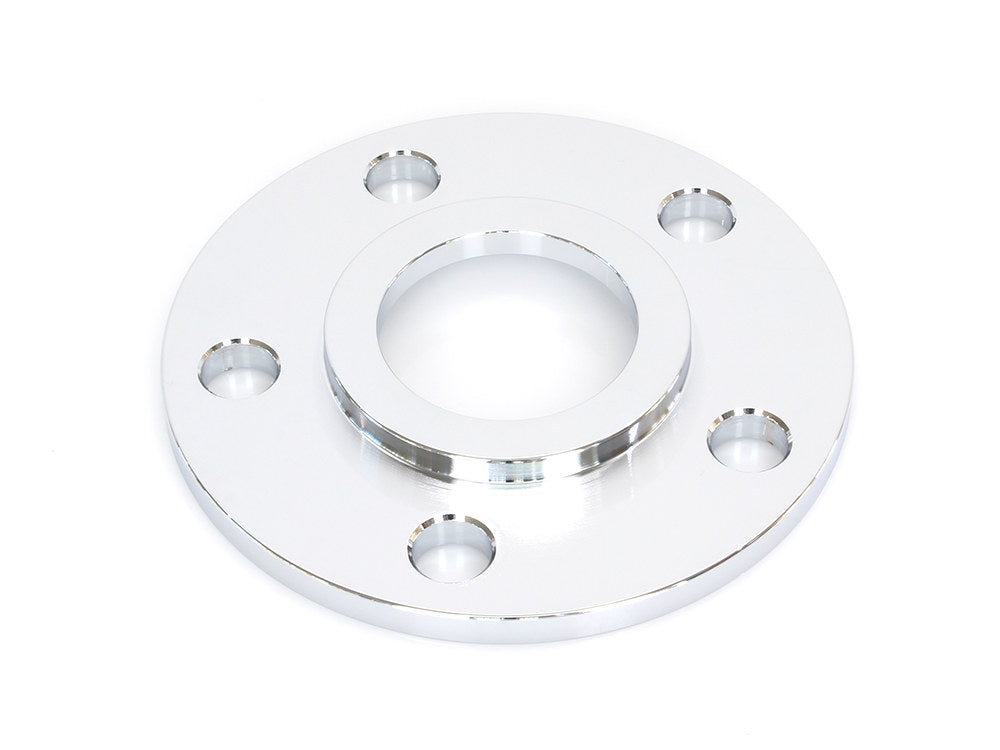 1/4in. Pulley Spacer with Lip. Fits H-D 2000up Wheels. Chrome. - Rollies Speed Shop