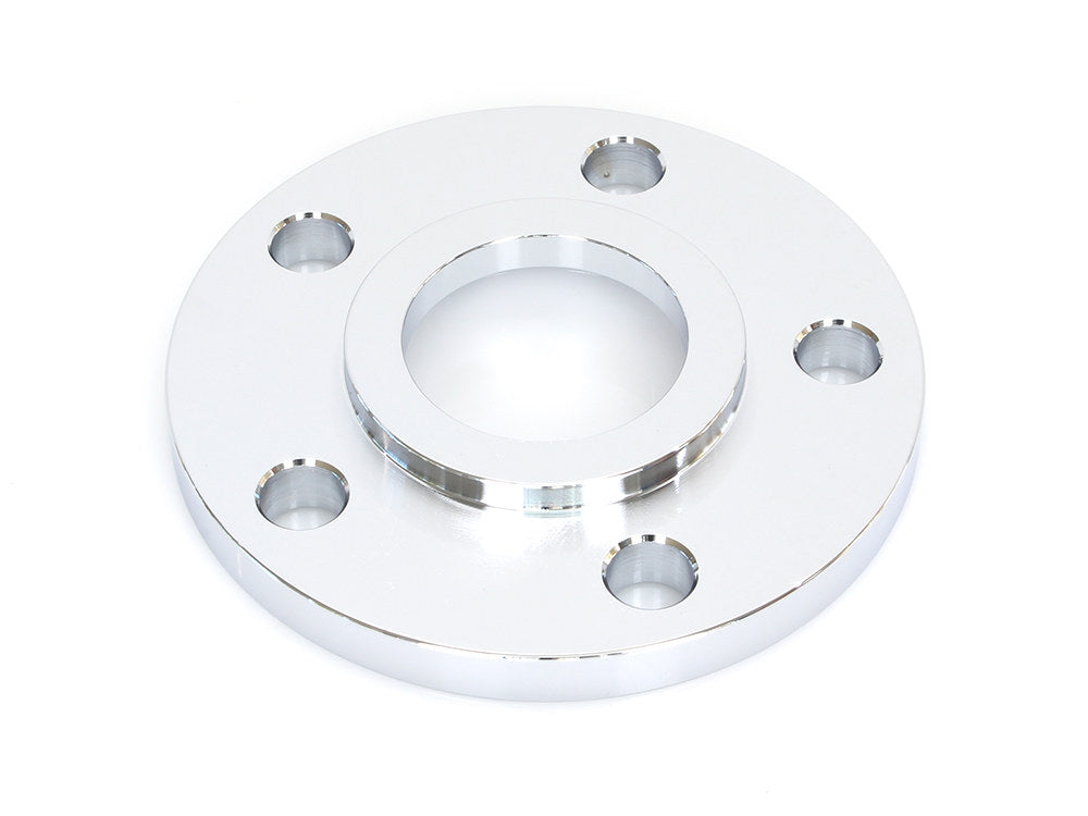 3/8in. Pulley Spacer with Lip. Fits H-D 2000up Wheels. Chrome. - Rollies Speed Shop