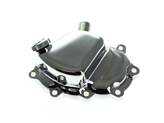 Transmission End Cover - Chrome. Fits 4Spd Big Twin 1936-1984 - Rollies Speed Shop
