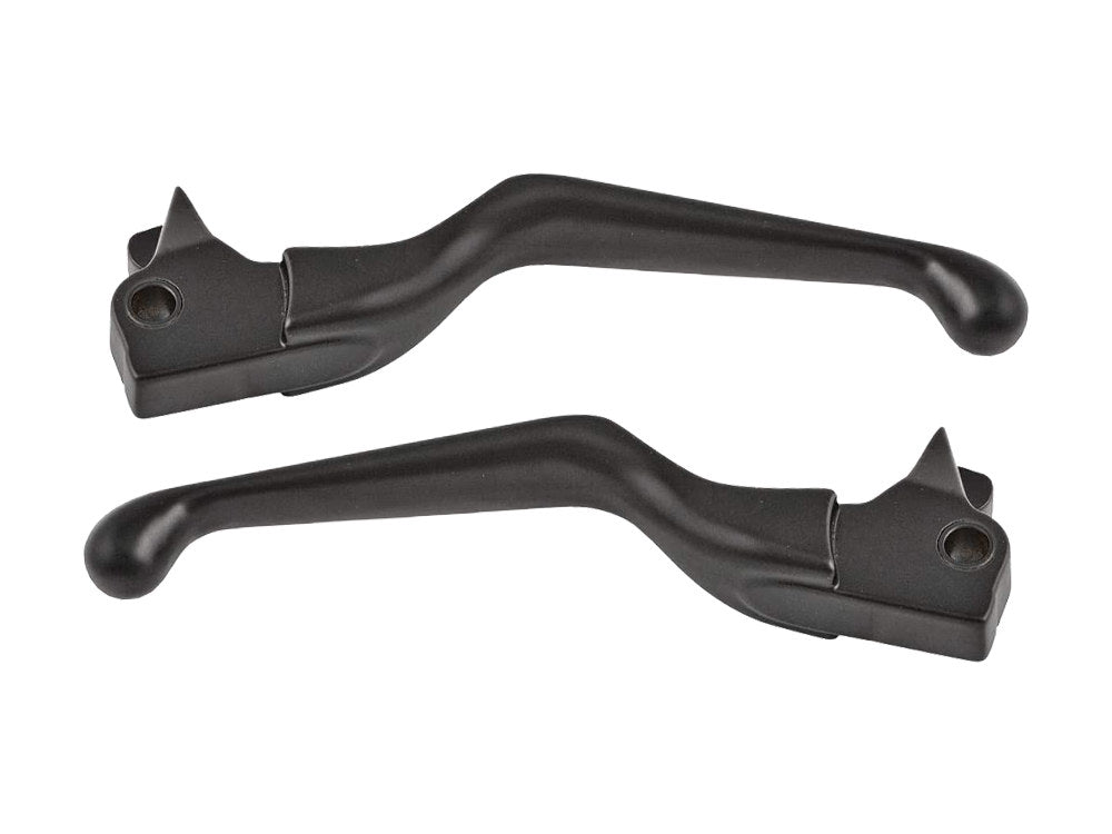 Hand Levers - Black. Fits Softail 1996-2014, Dyna 1996-2017, Touring 1996-2007 & Sportster 1996-2003. - Rollies Speed Shop