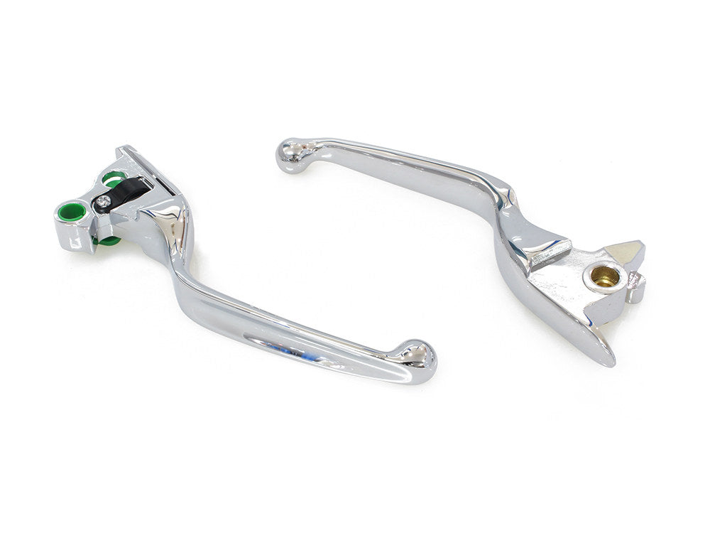 Hand Levers - Chrome. Fits Softail 2018-2024 - Rollies Speed Shop