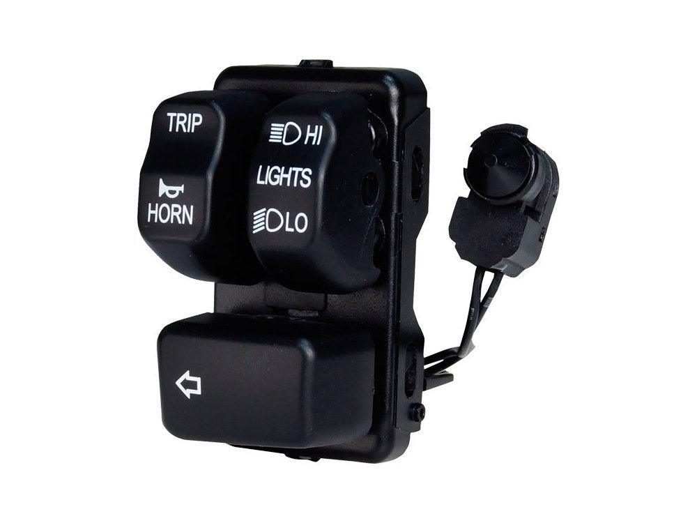 Left Hand CanBus Handlebar Control Module - Black Switches. Fits Softail 2011-2024, Dyna 2012-2017 & Sportster 2014-2021 - Rollies Speed Shop