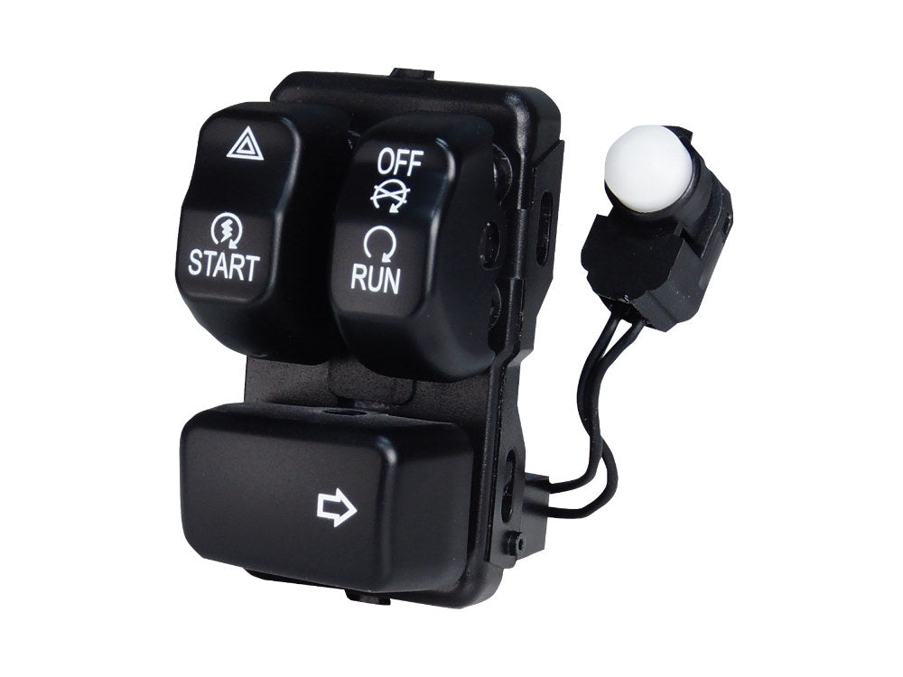 Right Hand CanBus Handlebar Control Module - Black Switches. Fits Softail 2011-2024, Dyna 2012-2017 & Sportster 2014-2021 - Rollies Speed Shop