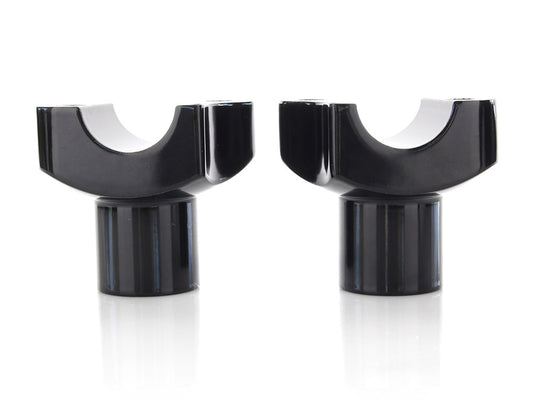 2in. Straight Risers - Black. Fits 1in. Handlebar. - Rollies Speed Shop