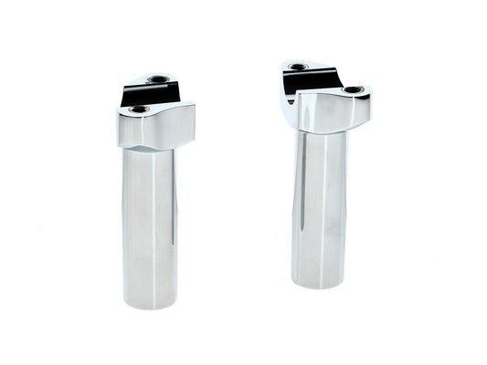 4-1/2in. Straight Risers - Chrome. Fits 1in. Handlebar. - Rollies Speed Shop